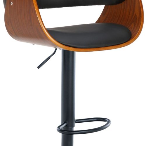 Barhocker Vestal Kunstleder walnuss/schwarz Barhocker Vestal Kunstleder walnuss/schwarz