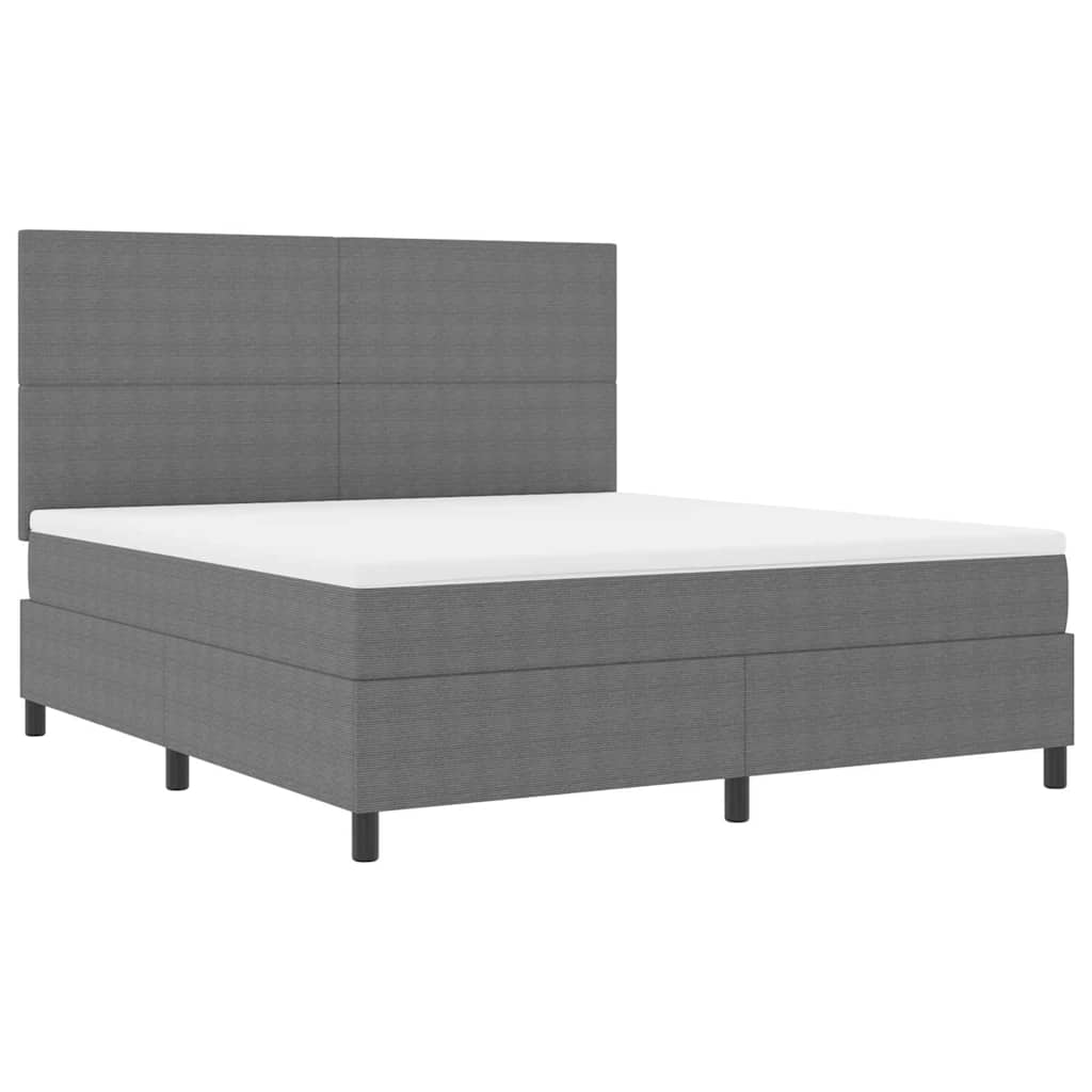 Boxspringbett Hellgrau Und Weiß 180 X 200 Cm Cordstoff Vidaxl Boxspringbett Hellgrau Und Weiß 180 X 200 Cm Cordstoff Vidaxl