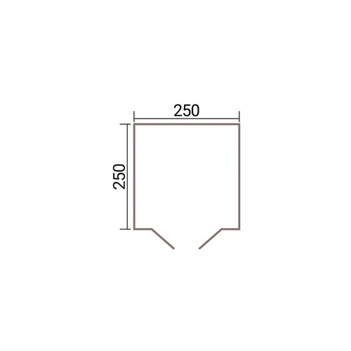 WEKA Gartenhaus, »Killarney«, rechteckig, LxBxH: 250x250x241 cm, anthrazit - gruen