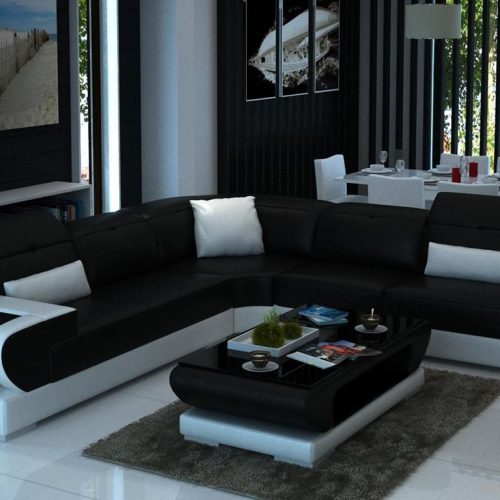 Designer Sofa Couch Ecksofa Luxus Polster Garnitur Wohnlandschaft L-Form LED Designer Sofa Couch Ecksofa Luxus Polster Garnitur Wohnlandschaft L-Form LED