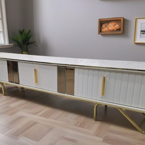 Sideboard aus Holz in Weiß – Stilvolles Möbelstück mit viel Stauraum Sofort