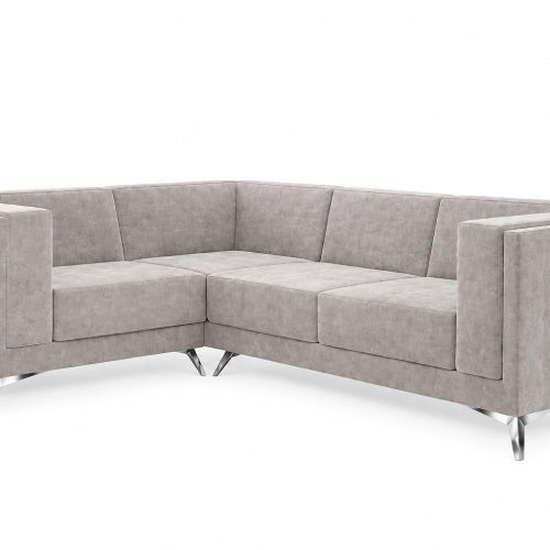 Stoff L-Form Couch Wohnlandschaft Ecksofa Garnitur Modern Design Sofa Sofort