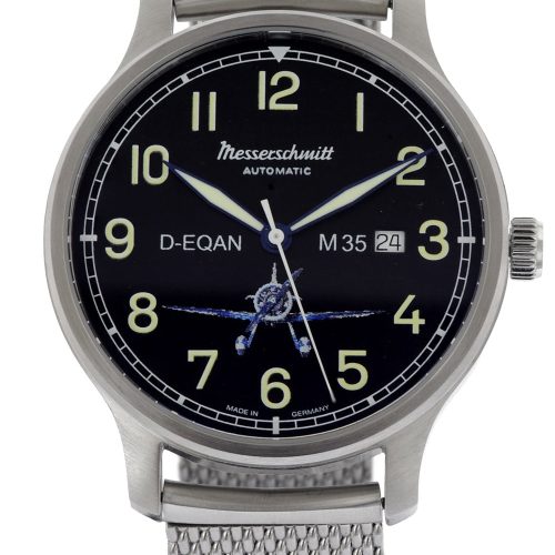 Messerschmitt M-35A-SCM Herrenuhr M35 Automatik mit Meshband Messerschmitt M-35A-SCM Herrenuhr M35 Automatik mit Meshband