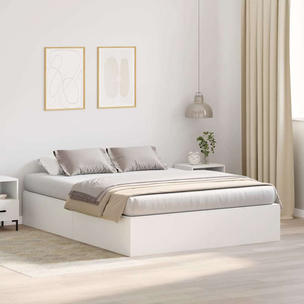 Bettgestell Mit Stauraum Weiß 140x190 Cm Vidaxl 647708 Bettgestell Mit Stauraum Weiß 140x190 Cm Vidaxl 647708