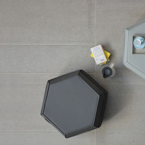ASMUS - Sitzwürfel / Pouf hellgrau ASMUS - Sitzwürfel / Pouf hellgrau