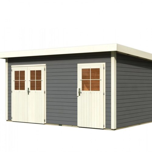Gartenhaus MATTRUP 28 mm 424 x 274 m Terragrau
