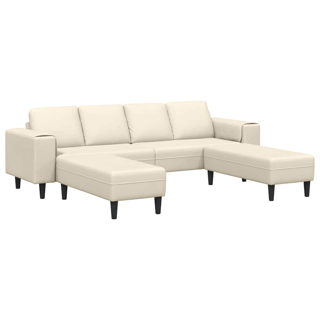 Stoffsofa Mit Kissen Creme 208 Cm Cordstoff Vidaxl Stoffsofa Mit Kissen Creme 208 Cm Cordstoff Vidaxl
