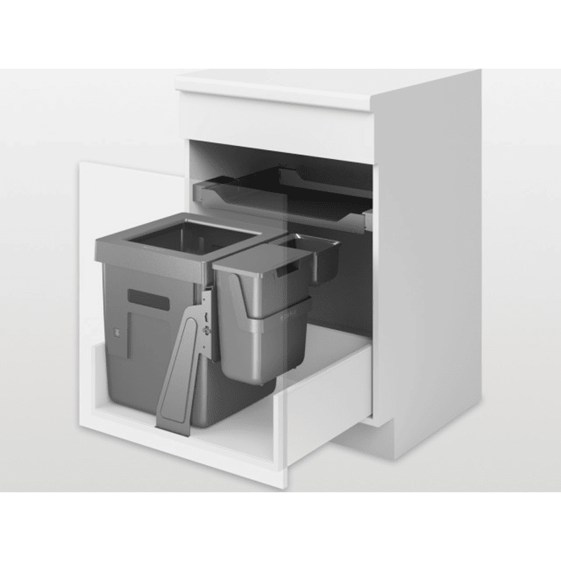Abfallsystem Oeko Universal 40+6+1.2L EB550/600 anthrazit Abfallsystem Oeko Universal 40+6+1.2L EB550/600 anthrazit