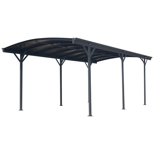 FLORAWORLD Carport, Außenmaß BxT: 293,5 x 370 cm, anthrazit - grau