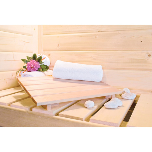 KARIBU Sauna »Valga«, inkl. 9 kW Saunaofen mit integrierter Steuerung, für 4 Personen - beige - Gallery 3 KARIBU Sauna »Valga«, inkl. 9 kW Saunaofen mit integrierter Steuerung, für 4 Personen - beige
