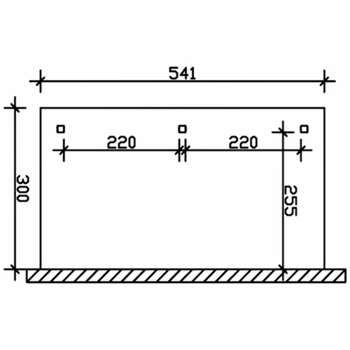 SKANHOLZ Terrassenüberdachung »Rimini«, Breite: 541 cm, Dach: Polycarbonat (PC), braun