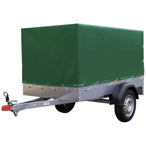 STEMA PKW-Anhänger »AN750«, inkl. 80 cm Hochplenenset, max. Nutzlast 606 kg - silberfarben STEMA PKW-Anhänger »AN750«, inkl. 80 cm Hochplenenset, max. Nutzlast 606 kg - silberfarben