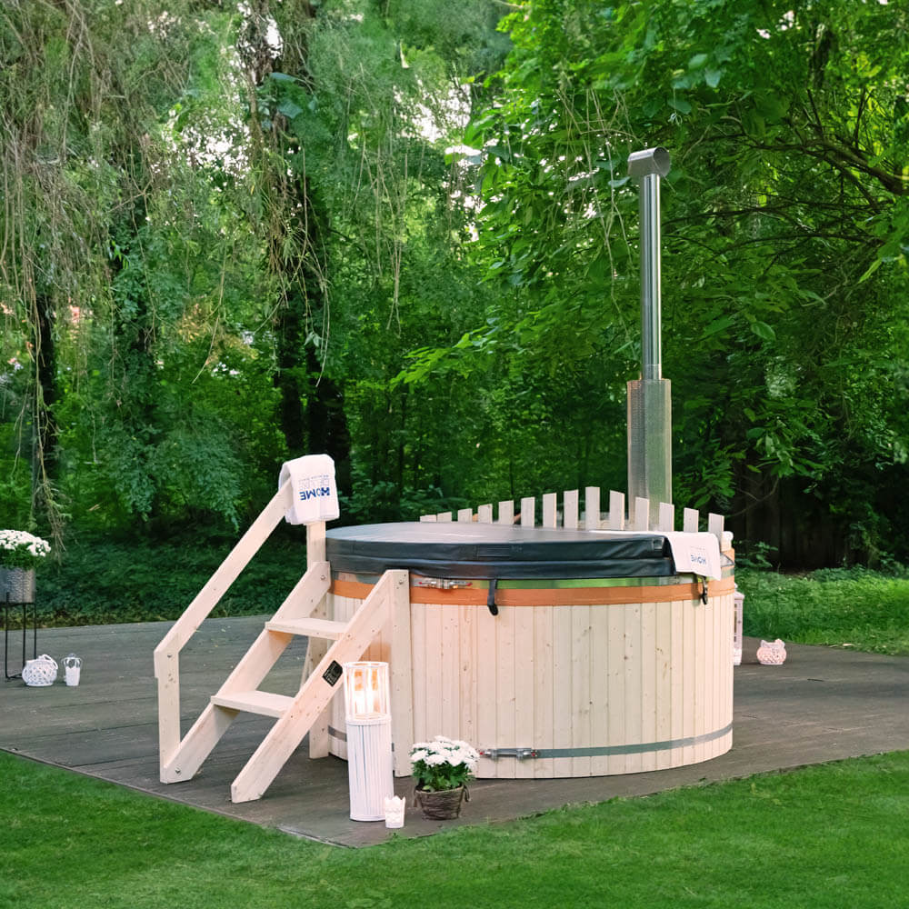 Hot Tub mit Ofen SKANDI M - Ø180cm