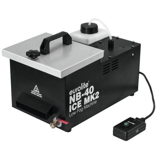 Bodennebelmaschine für Eiswürfel - Klasse Showeffekt - 450W, Fernbedienung