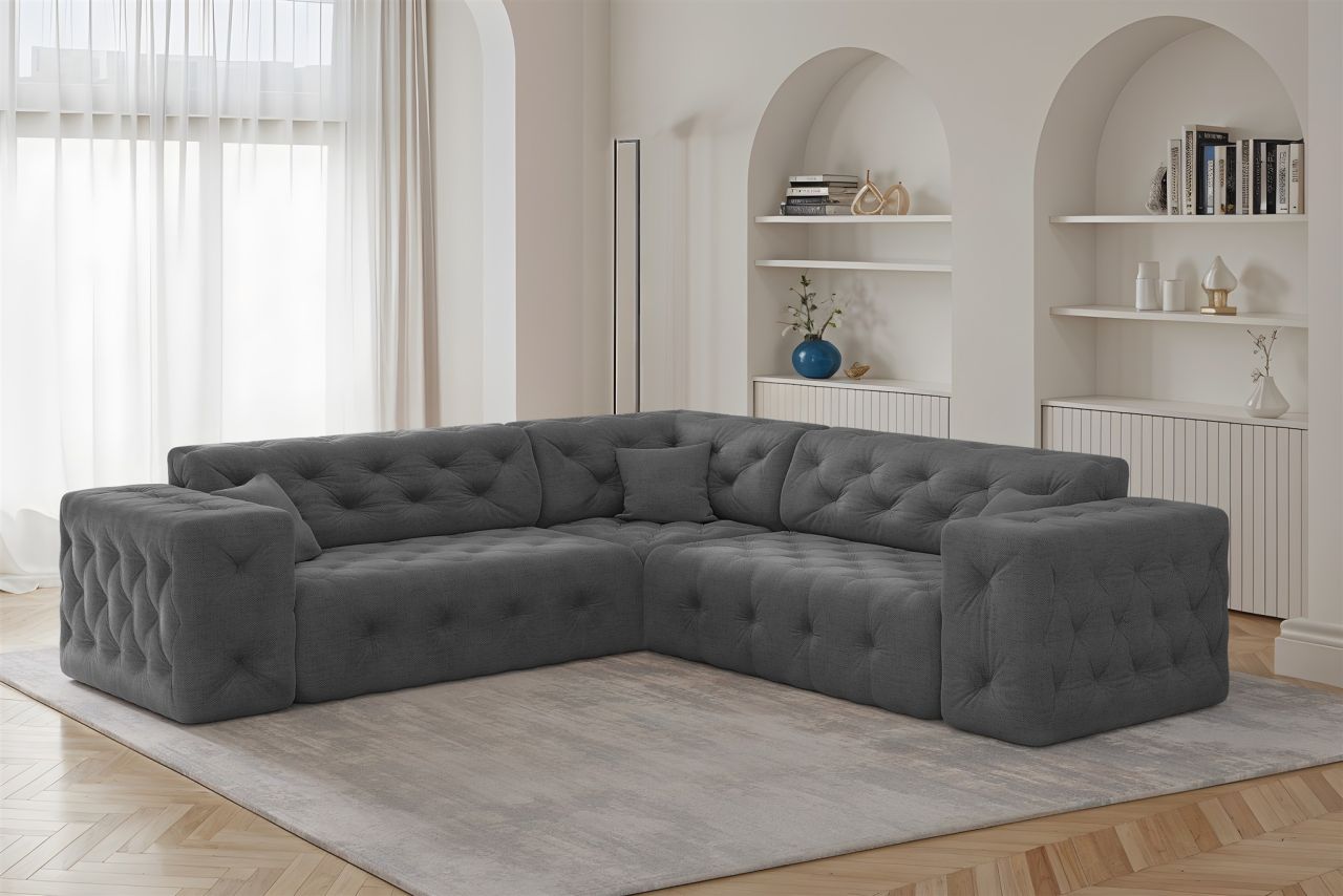 Ecksofa Designersofa Chantal In Stoff Moly Anthrazit Seite Universal Ecksofa Designersofa Chantal In Stoff Moly Anthrazit Seite Universal