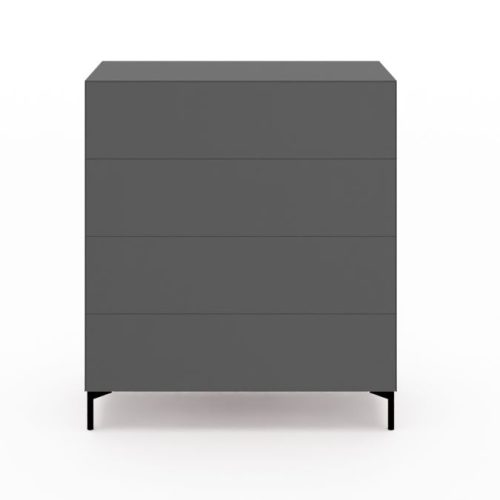 Create Kommode mit 4 Schubkästen Lava Rundfuß Create Kommode mit 4 Schubkästen Lava Rundfuß