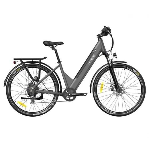 FAFREES F28 Pro 27,5 Zoll Step-Through City-Elektrofahrrad, 250 W Motor, 36 V 14,5 Ah herausnehmbarer Akku - Schwarz