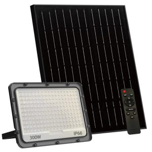 Trade Shop - Led-leuchtturm Im Freien Mit 300w Ip66 Solarpanel Fernbedienung Einstellbares Licht Sf319-300-3c - Trade Shop - Led-leuchtturm Im Freien Mit 300w Ip66 Solarpanel Fernbedienung Einstellbares Licht Sf319-300-3c -