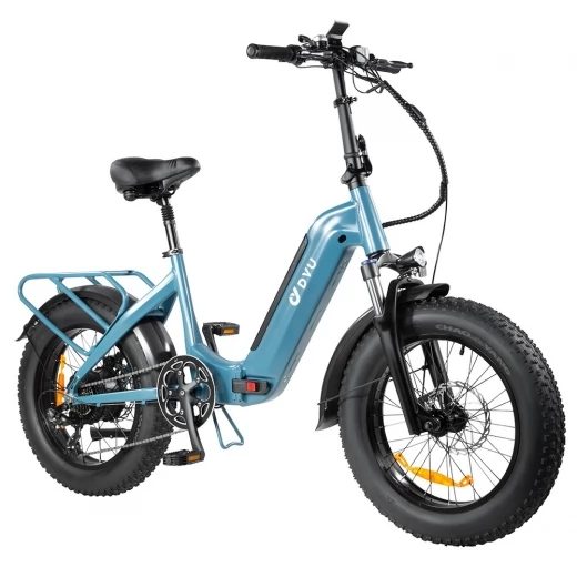 DYU FF500 20 Zoll faltbares Fat Tire Elektrofahrrad, 500W Motor, 32km/h Höchstgeschwindigkeit, 14Ah Akku, 70km Reichweite DYU FF500 20 Zoll faltbares Fat Tire Elektrofahrrad, 500W Motor, 32km/h Höchstgeschwindigkeit, 14Ah Akku, 70km Reichweite