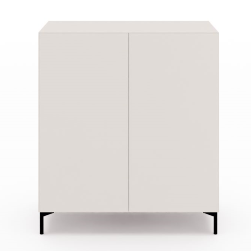 Connect Kommode mit Doppeltür snow ( alte Maß-Variante ) Rundfuß