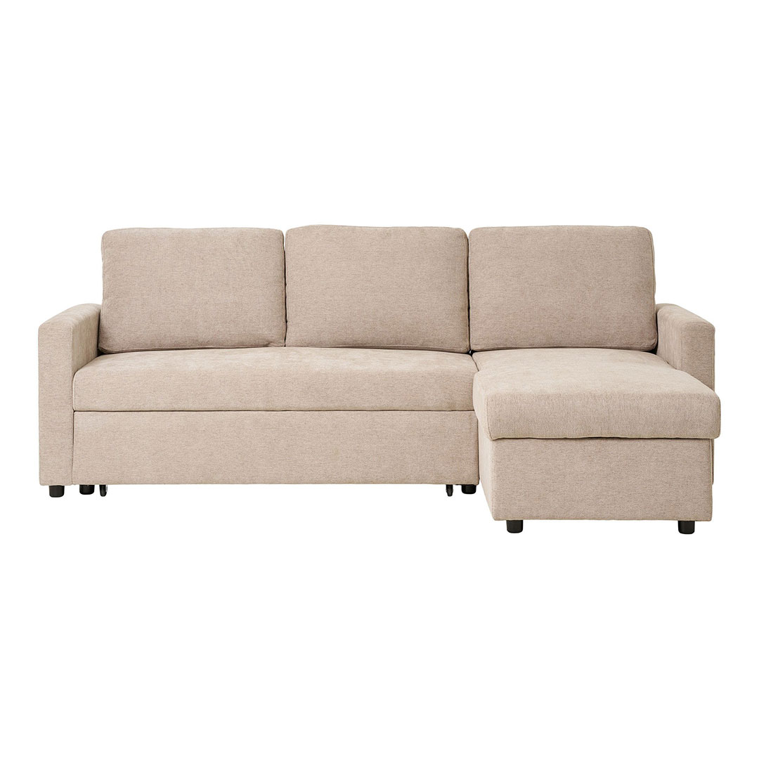 Belfast Schlafsofa Chaise Longue Mit Aufbewahrung Sandfarben Dunkel. Belfast Schlafsofa Chaise Longue Mit Aufbewahrung Sandfarben Dunkel.