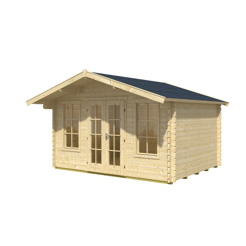 SKANHOLZ Gartenhaus »Trondheim«, Holz, BxHxT: 420 x 264 x 300 cm (Außenmaße inkl. Dachüberstand) - beige SKANHOLZ Gartenhaus »Trondheim«, Holz, BxHxT: 420 x 264 x 300 cm (Außenmaße inkl. Dachüberstand) - beige