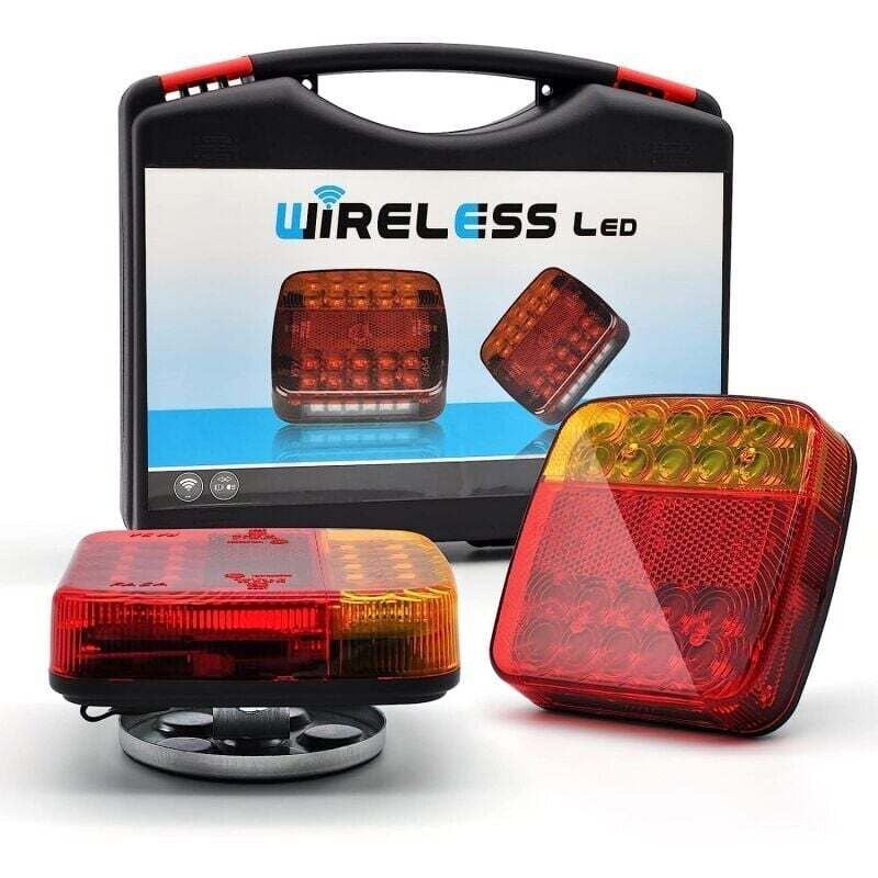 Kabelloses Magnetisches Led-anhängerbeleuchtungsset, 12 V, Ece Emv-geprüft, Für Anhänger, Lkw, Wohnwagen Oder Lastwagen. Kabelloses Magnetisches Led-anhängerbeleuchtungsset, 12 V, Ece Emv-geprüft, Für Anhänger, Lkw, Wohnwagen Oder Lastwagen.