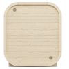 Wolff Finnhaus Sauna Iris 2015 - 42 mm Schwarz Ohne Ofen Thermoholz (braun) Bausatz zur Selbstmontage