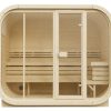 Wolff Finnhaus Sauna Asta 2715 - 42 mm Schwarz Ohne Ofen Thermoholz Bausatz zur Selbstmontage - Gallery 5 Wolff Finnhaus Sauna Asta 2715 - 42 mm Schwarz Ohne Ofen Thermoholz Bausatz zur Selbstmontage