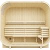 Wolff Finnhaus Sauna Asta 2715 - 42 mm Schwarz Ohne Ofen Thermoholz Bausatz zur Selbstmontage - Gallery 6 Wolff Finnhaus Sauna Asta 2715 - 42 mm Schwarz Ohne Ofen Thermoholz Bausatz zur Selbstmontage