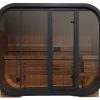 Wolff Finnhaus Sauna Asta 2715 - 42 mm Schwarz Ohne Ofen Thermoholz Bausatz zur Selbstmontage - Gallery 8 Wolff Finnhaus Sauna Asta 2715 - 42 mm Schwarz Ohne Ofen Thermoholz Bausatz zur Selbstmontage