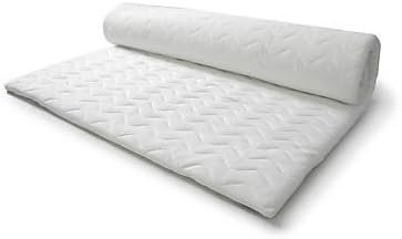 Best For You Topper Visco 100 x 200 cm – Hochwertige viskoelastische Auflage mit 7 cm Kern und gesteppter Bezug für erholsamen Schlaf