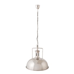 Deckenlampe Clayre & Eef Rund Silber Metall