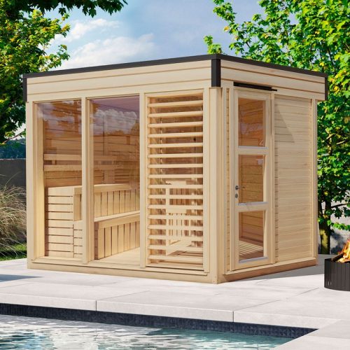 Wolff Finnhaus Saunahaus Paradiso 3x2 (1-Raum/2-Raum) Paradiso 3x2 (2-Raum)