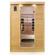 Dewello Infrarotkabine Infrarotsauna LAVAL PLUS 135cm x 105cm inkl. Keramikstrahler, Bodenstrahler, Radio, Farblicht - Gallery 2 Dewello Infrarotkabine Infrarotsauna LAVAL PLUS 135cm x 105cm inkl. Keramikstrahler, Bodenstrahler, Radio, Farblicht