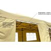 GRASEKAMP Faltpavillon Premium Line (3x6m + Seitenteile, Beige)
