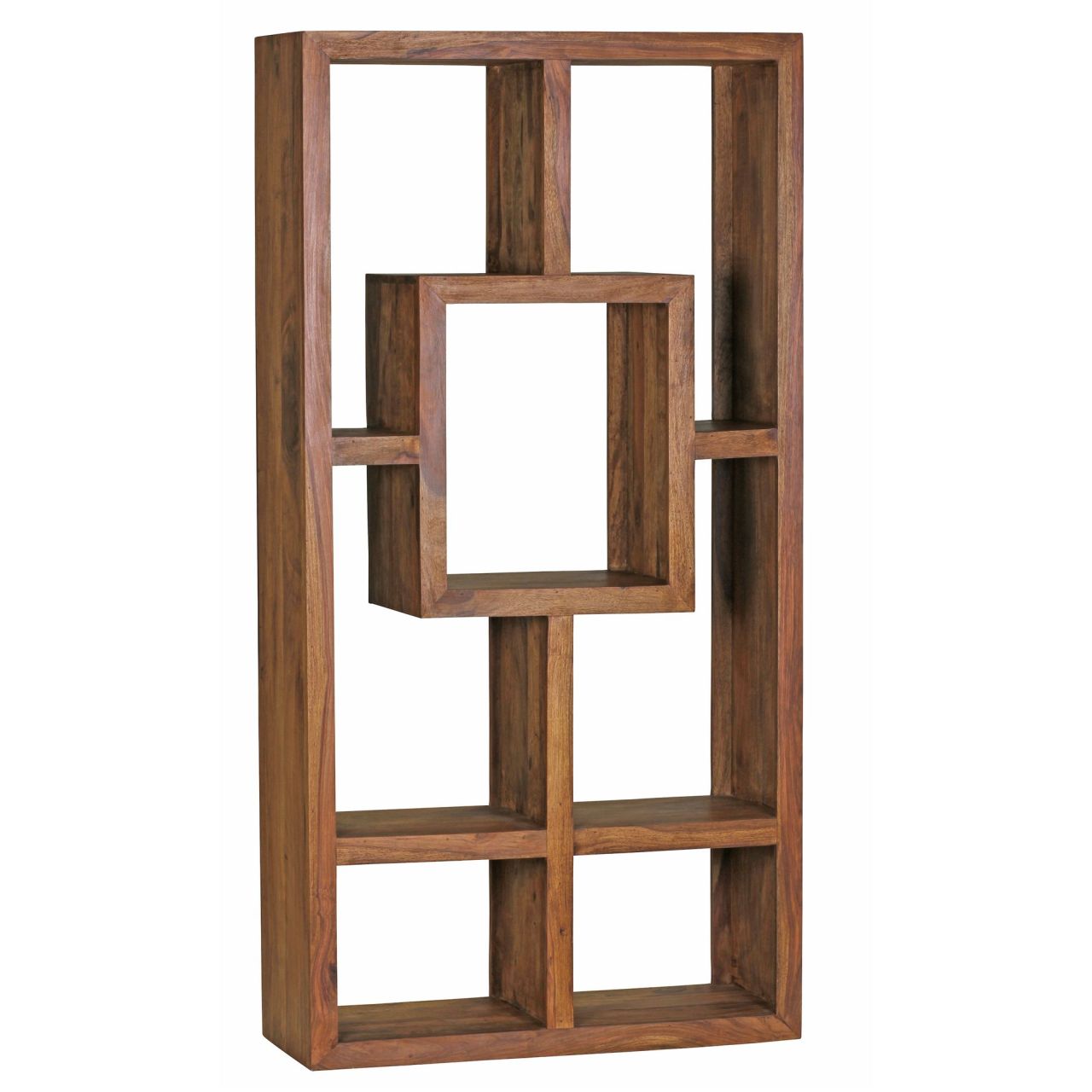 Bücherregal MUMBAI Massiv-Holz Sheesham 90 x 180 cm Wohnzimmer-Regal Ablagefächer Design Landhaus-Stil Standregal Bücherregal MUMBAI Massiv-Holz Sheesham 90 x 180 cm Wohnzimmer-Regal Ablagefächer Design Landhaus-Stil Standregal