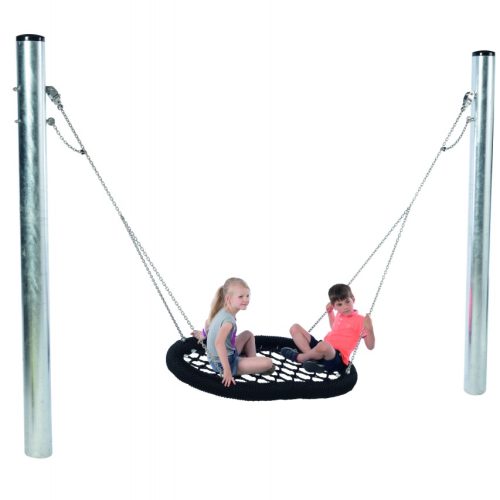 Nestschaukel OVAL PRO mit Stahlpfosten