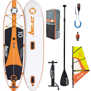 ZRAY SUP Windsurfing W1 aufblasbares Stand Up Paddle Board 305x76x15cm Komplettset orange ZRAY SUP Windsurfing W1 aufblasbares Stand Up Paddle Board 305x76x15cm Komplettset orange
