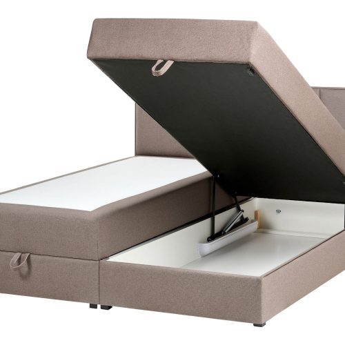 Boxspringbett Taupe Stoffbezug 160 X 200 Cm Mit Bettkasten Hochklappbar Hohes Kopfteil Matratzen Modern Skandinavisch Schlafzimmer Möbel Boxspringbett Taupe Stoffbezug 160 X 200 Cm Mit Bettkasten Hochklappbar Hohes Kopfteil Matratzen Modern Skandinavisch Schlafzimmer Möbel