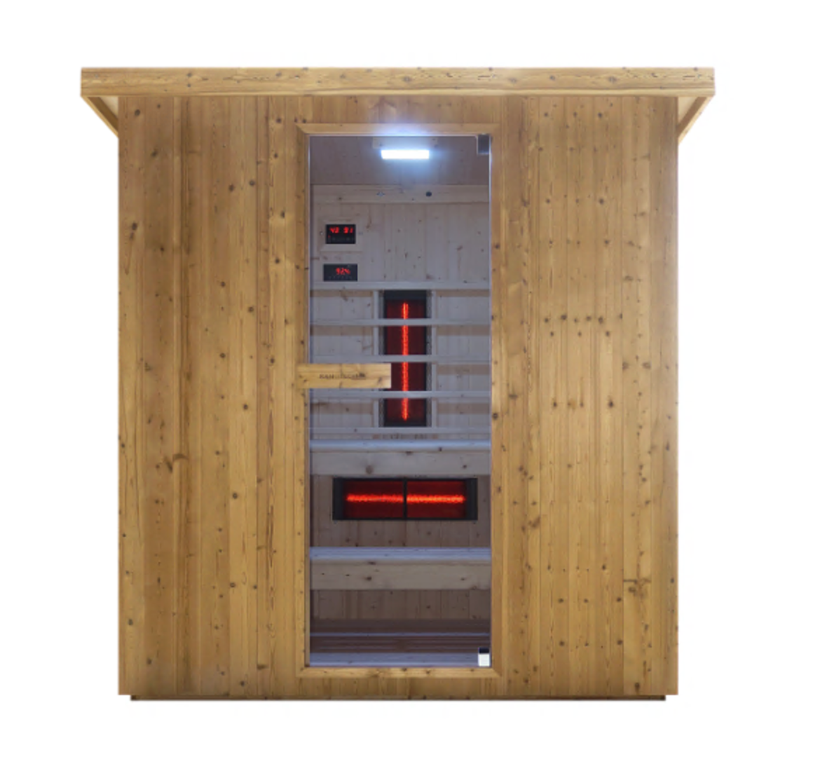 Outdoor Kombination Sauna Und Infrarotkabine Lahti Für 4 - 6 Personen Outdoor Kombination Sauna Und Infrarotkabine Lahti Für 4 - 6 Personen