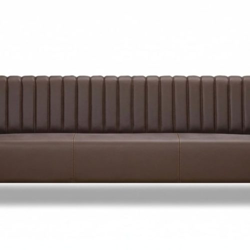 3 Sitzer Designer Sofa Luxus Polster Leder Büromöbel Sofas Stoff Textil