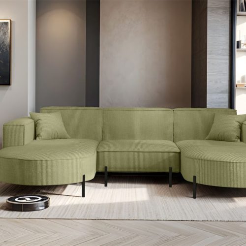Wohnlandschaft U-form Sofa Valencia In Stoff Scala Kiwi Wohnlandschaft U-form Sofa Valencia In Stoff Scala Kiwi