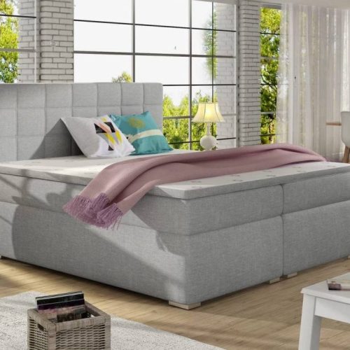 Boxspringbett Doppelbett Ehebett Bettgestell Bett Polsterbett Betten Polyester Sofort
