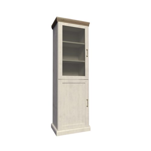 Schrank Küchenvitrine Regalschrank Küchenbuffet Vitrinenschrank Glasfront
