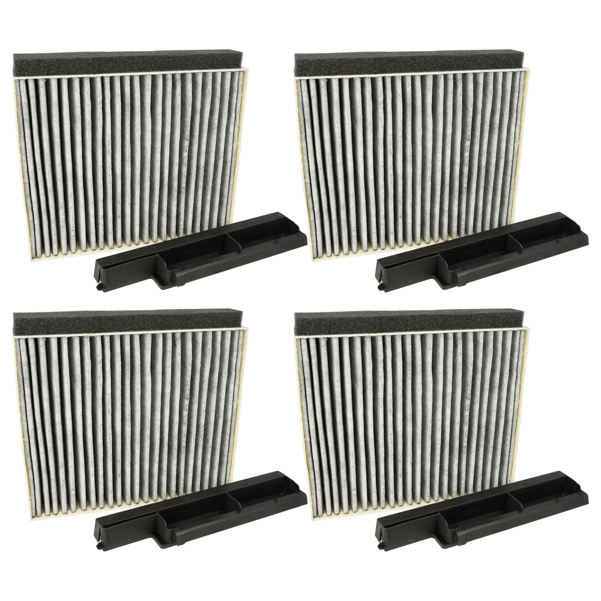 4x Aktivkohlefilter Ersatz Für Bosch Dwz0dx0a0 Für Dunstabzugshaube + Halterahmen - Vhbw