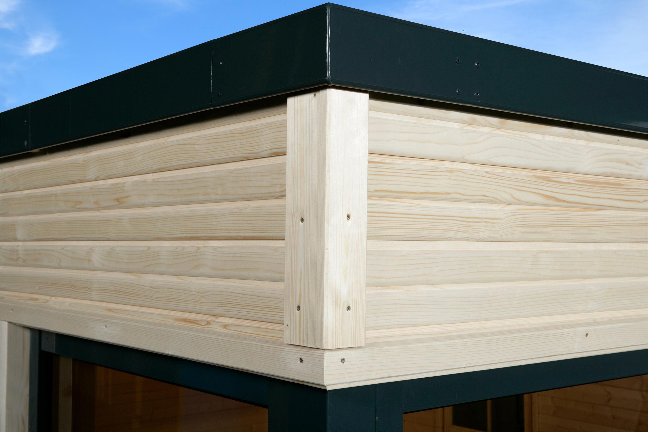 Weka Design-Saunahaus Cubilis inkl. Elementsauna 45/68 mm 7,5 kW Bio-Kombiofen BioS inkl. Steuerung - Gallery 5 Weka Design-Saunahaus Cubilis inkl. Elementsauna 45/68 mm 7,5 kW Bio-Kombiofen BioS inkl. Steuerung