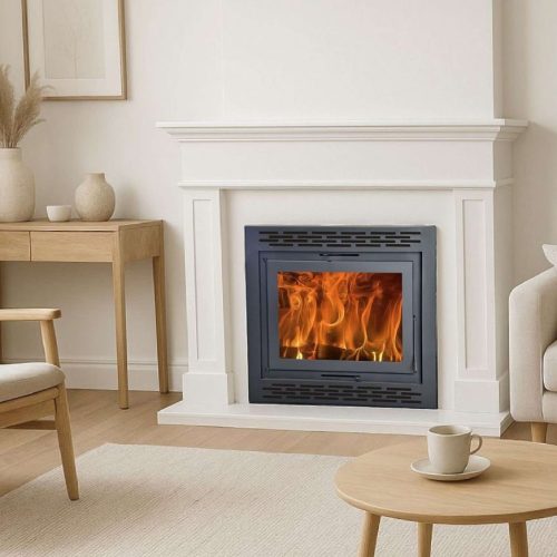 Zeux Einbau-holzofen, 11 Kw / 60 Cm Holzscheite / Dreifachverbrennung / Heizvolumen 320 M³ Zeux Einbau-holzofen, 11 Kw / 60 Cm Holzscheite / Dreifachverbrennung / Heizvolumen 320 M³