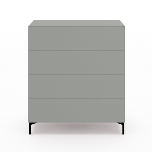 Create Kommode mit 4 Schubkästen Reed Rundfuß