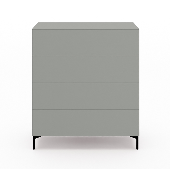Create Kommode mit 4 Schubkästen Reed Rundfuß